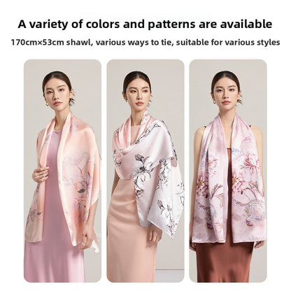 Mulberry silk scarf