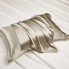 Silver gray 6a grade mulberry silk