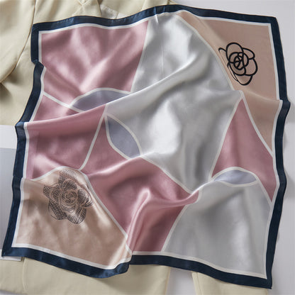 Mulberry Silk Square Scarf Printed Fashion Accessory