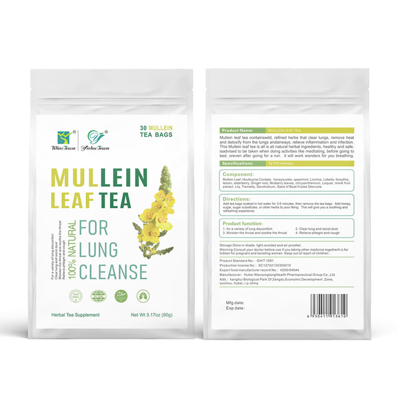 Mullein Leaf Tea for Lung Cleanse