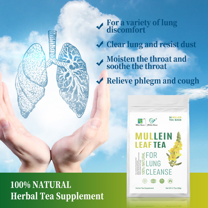 Mullein Leaf Tea for Lung Cleanse