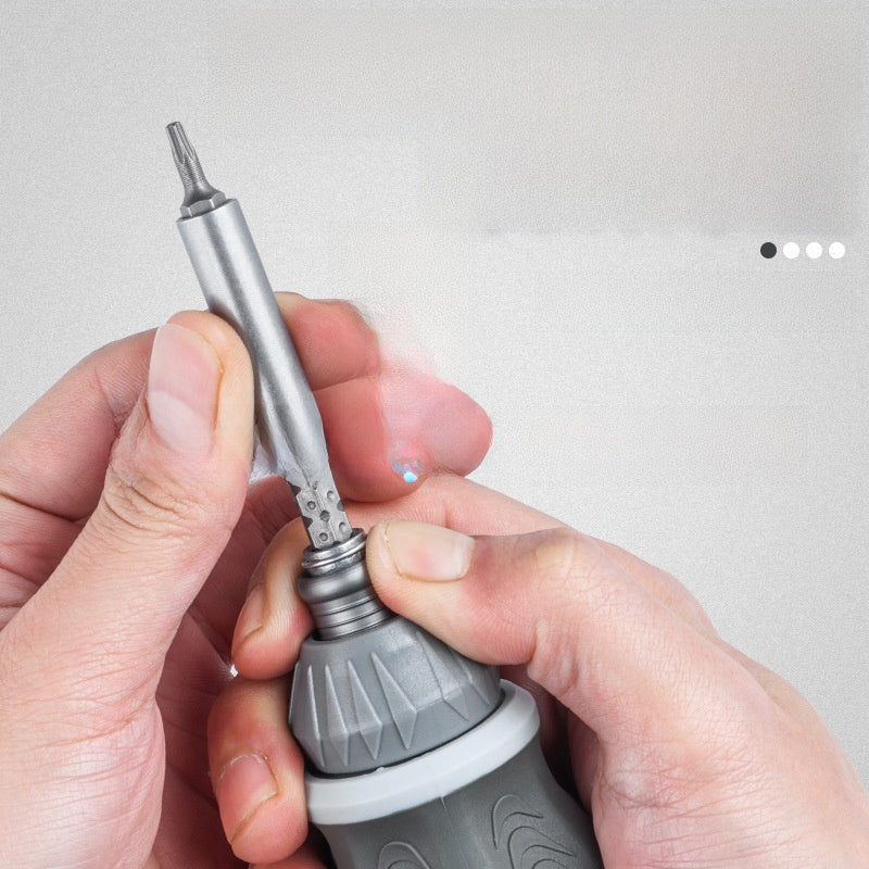 Multi-angle ratchet screwdriver