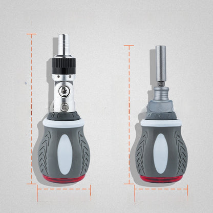 Multi-angle ratchet screwdriver