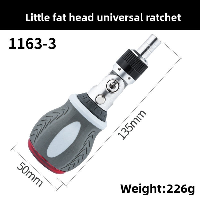 Multi-angle ratchet screwdriver