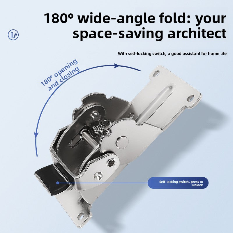 Multi-Angle Self-Locking Furniture Hinge
