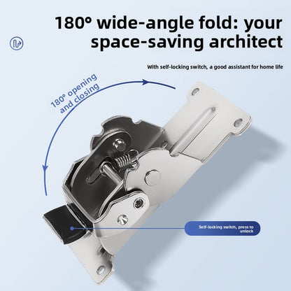 Multi-Angle Self-Locking Furniture Hinge