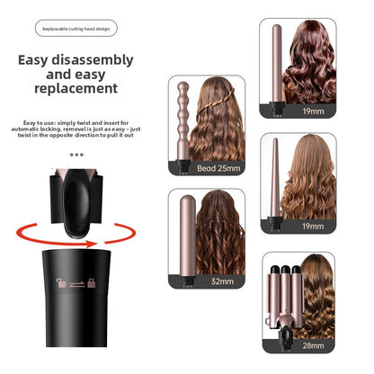 Multi Barrel Curling Iron with LCD Display