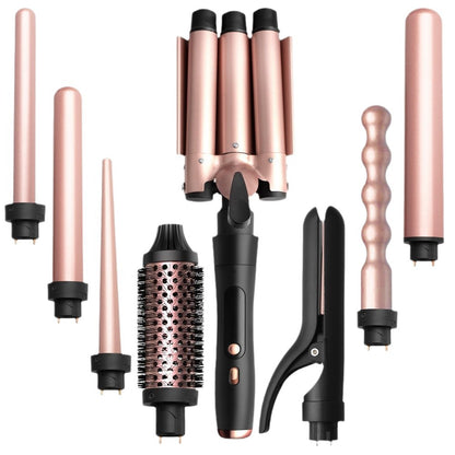 Multi Barrel Curling Iron with LCD Display
