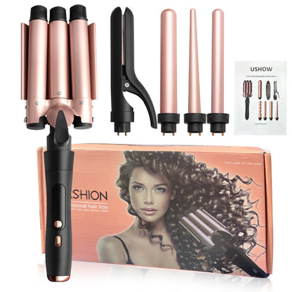 Multi Barrel Curling Iron with LCD Display