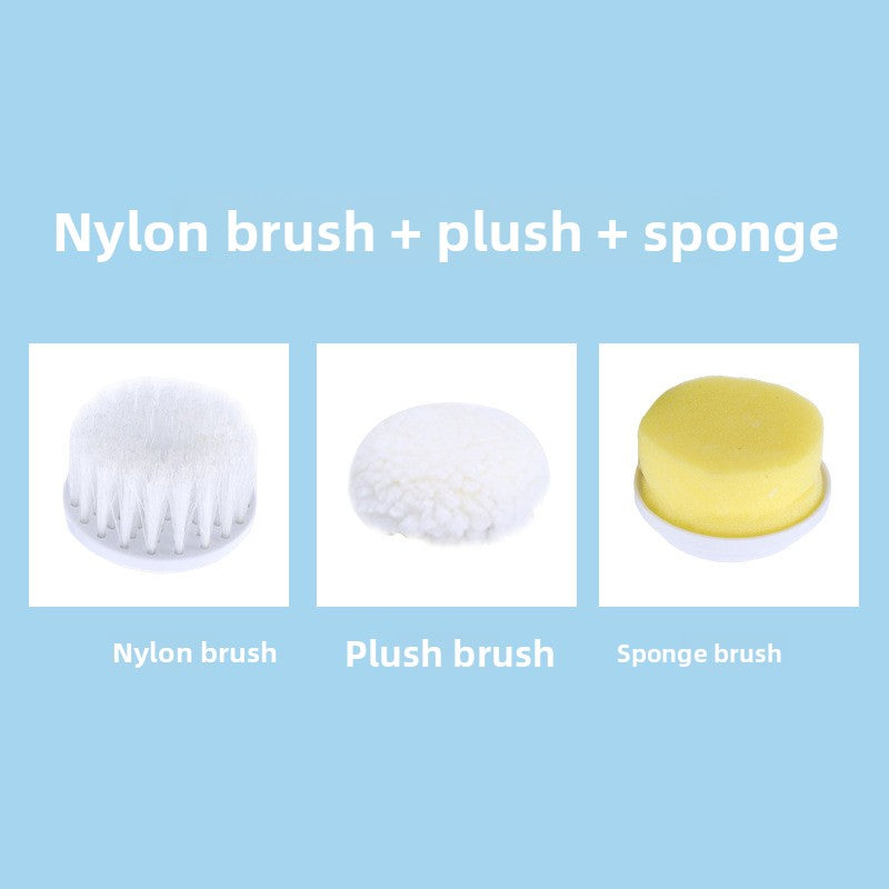 Multi-brush head electric cleaning brush