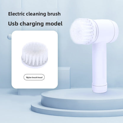 Multi-brush head electric cleaning brush