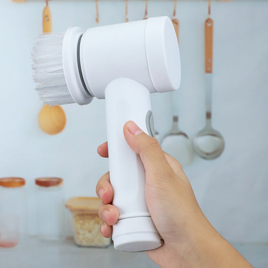Multi-brush head electric cleaning brush