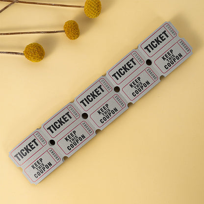 Multi-color 200PC game lottery tickets tickets raffle tickets celebration tickets can be torn double lottery