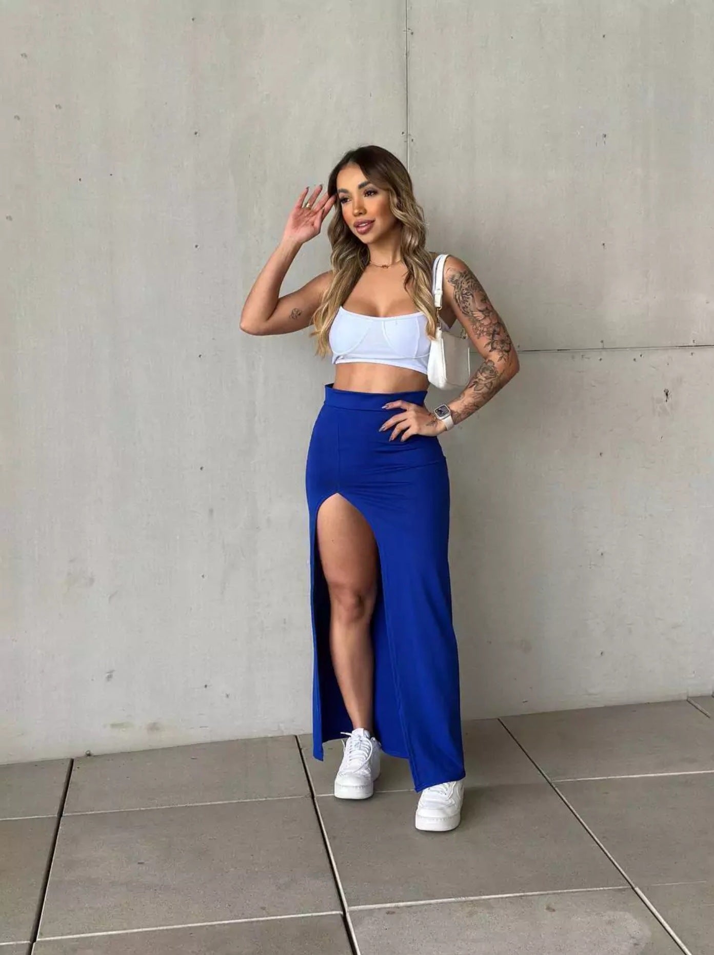 Multi-color Skirt Women's Clothing