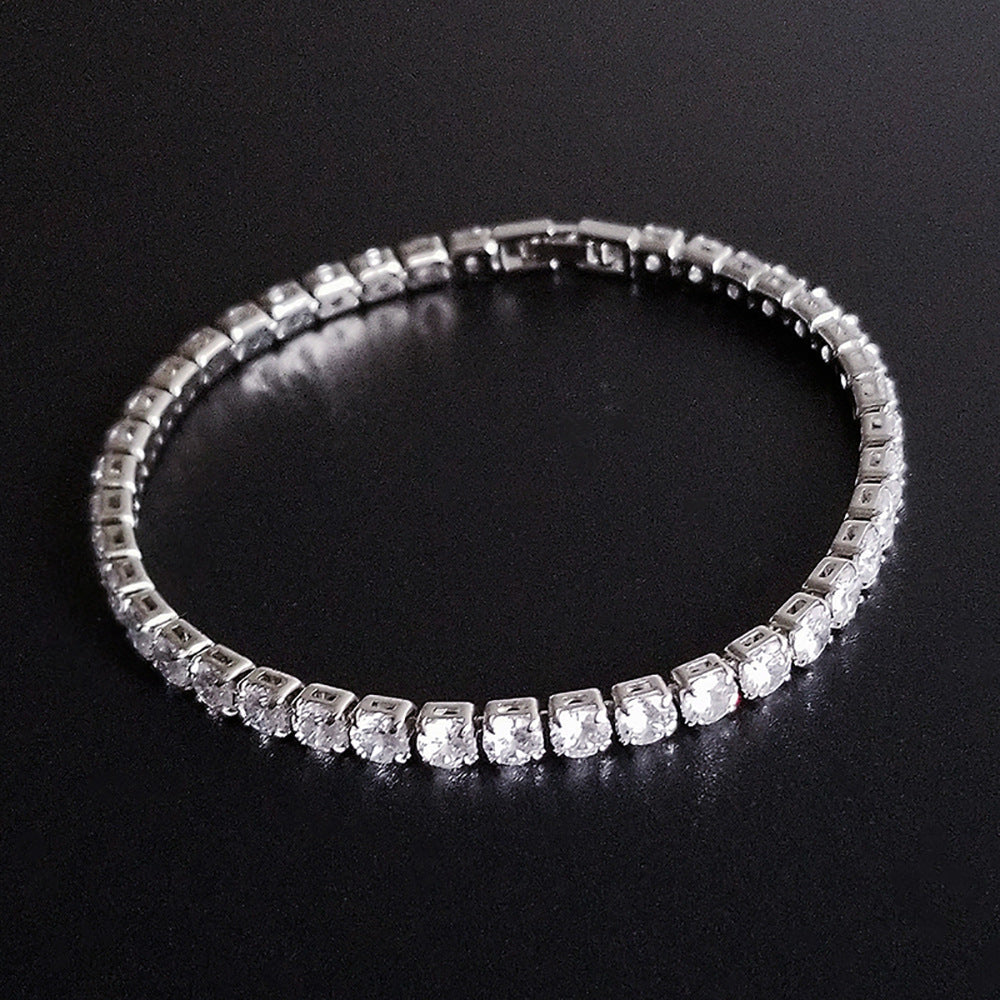 Multi-colored zircon bracelet for women