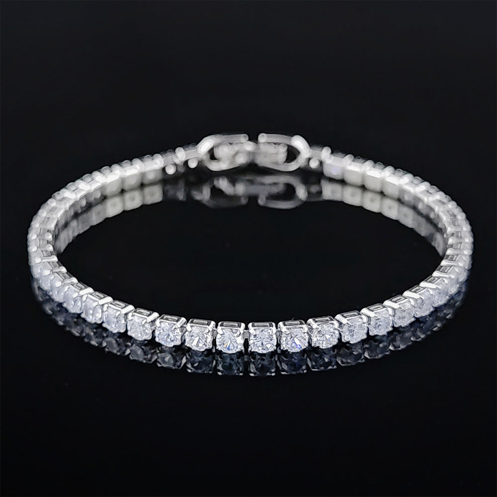 Multi-colored zircon bracelet for women