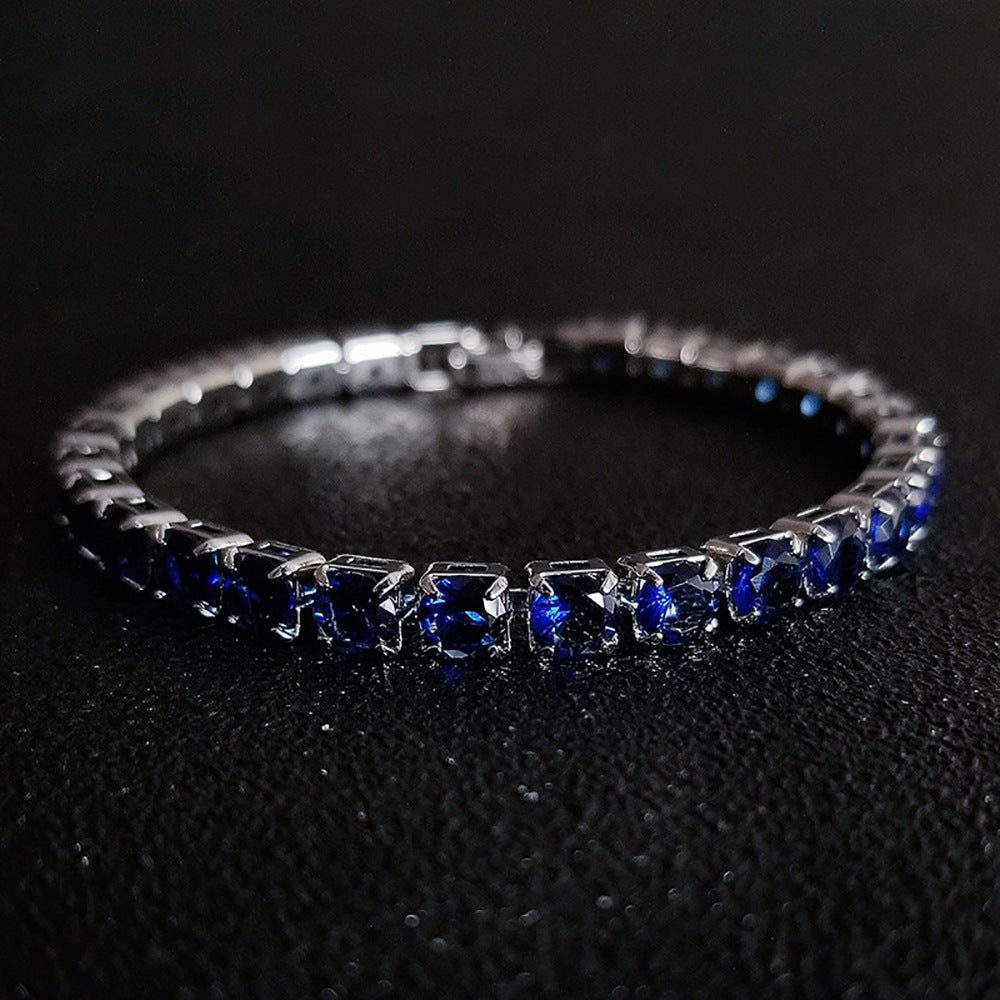 Multi-colored zircon bracelet for women