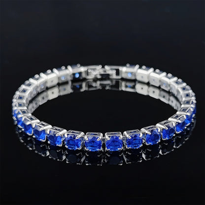 Multi-colored zircon bracelet for women