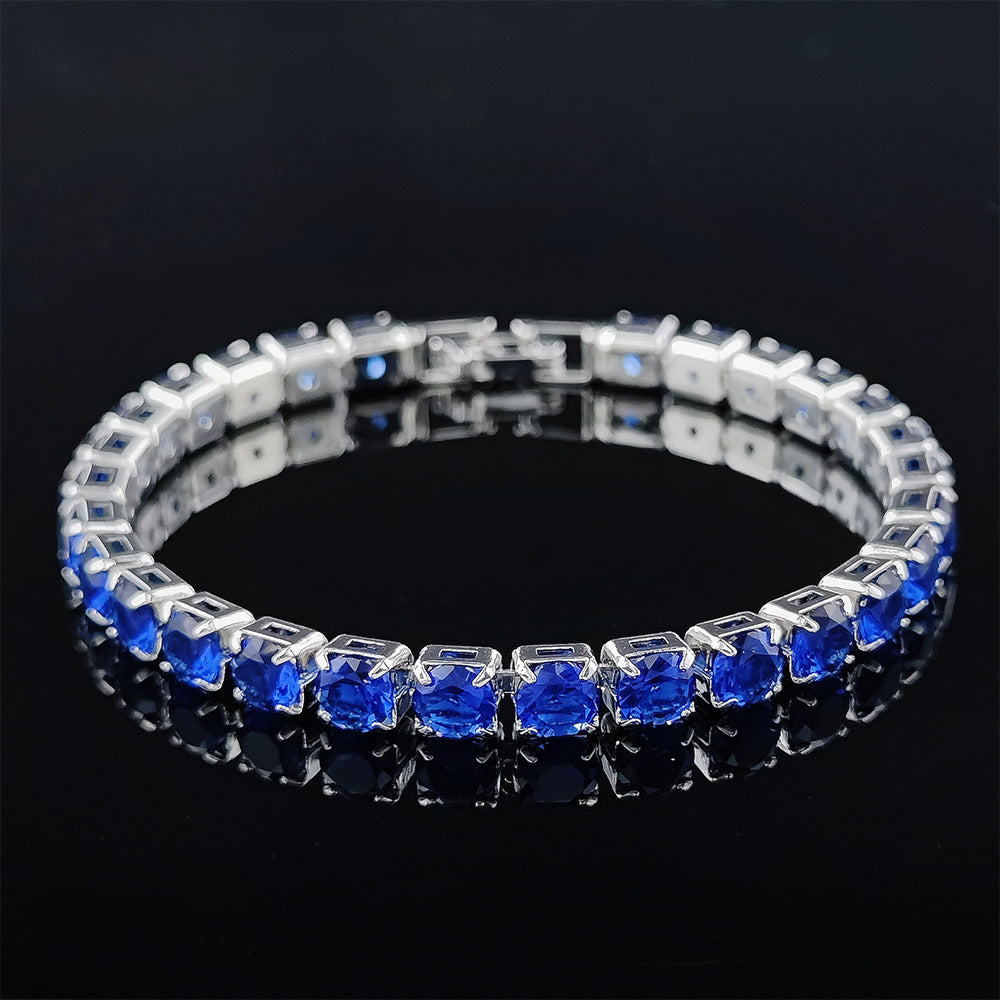 Multi-colored zircon bracelet for women