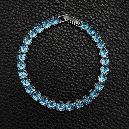 Multi-colored zircon bracelet for women