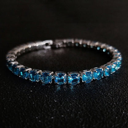 Multi-colored zircon bracelet for women