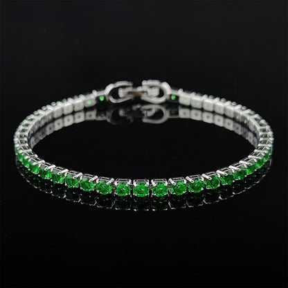 Multi-colored zircon bracelet for women