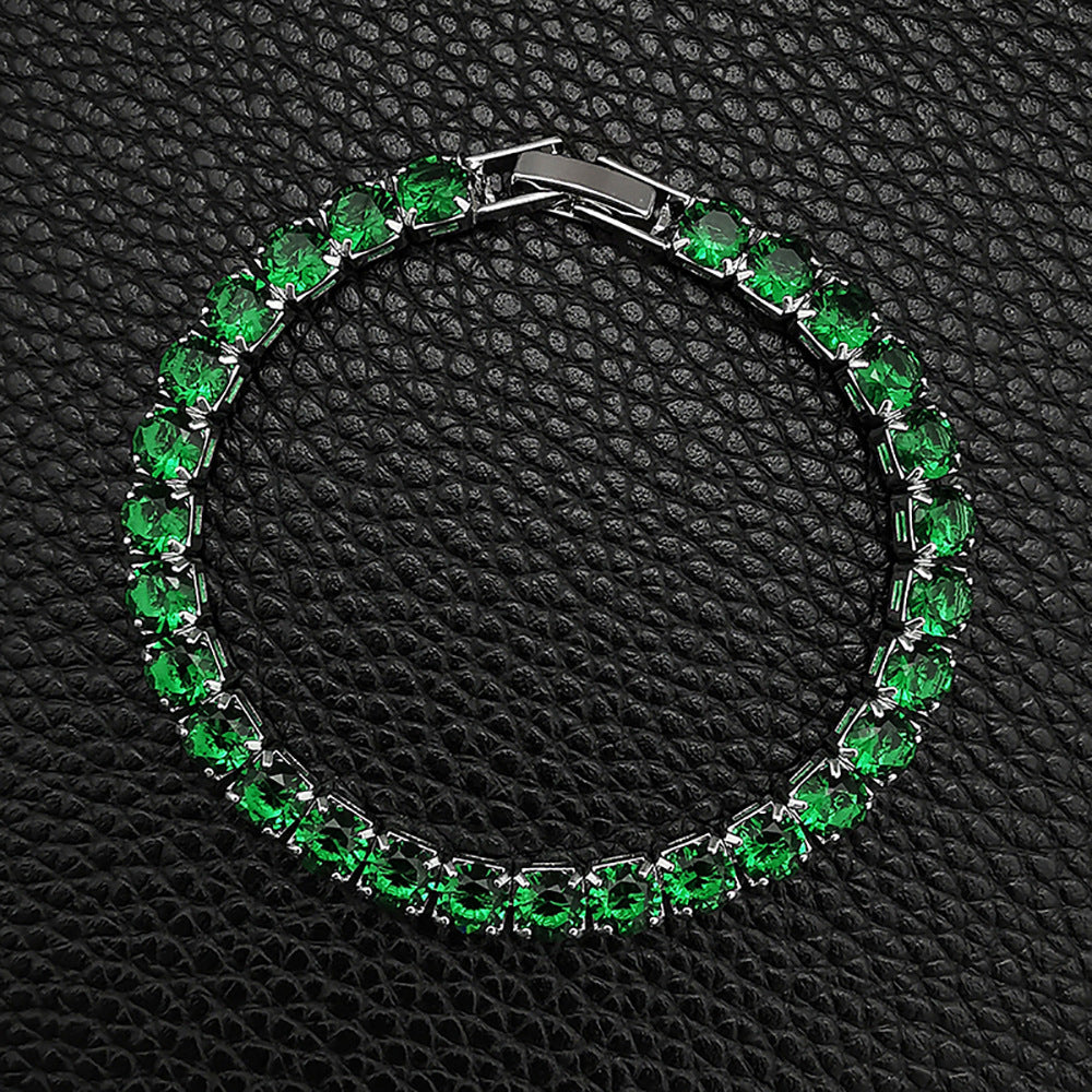 Multi-colored zircon bracelet for women