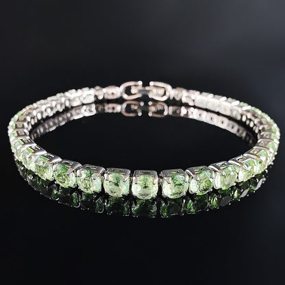 Multi-colored zircon bracelet for women
