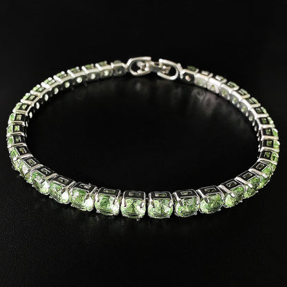 Multi-colored zircon bracelet for women