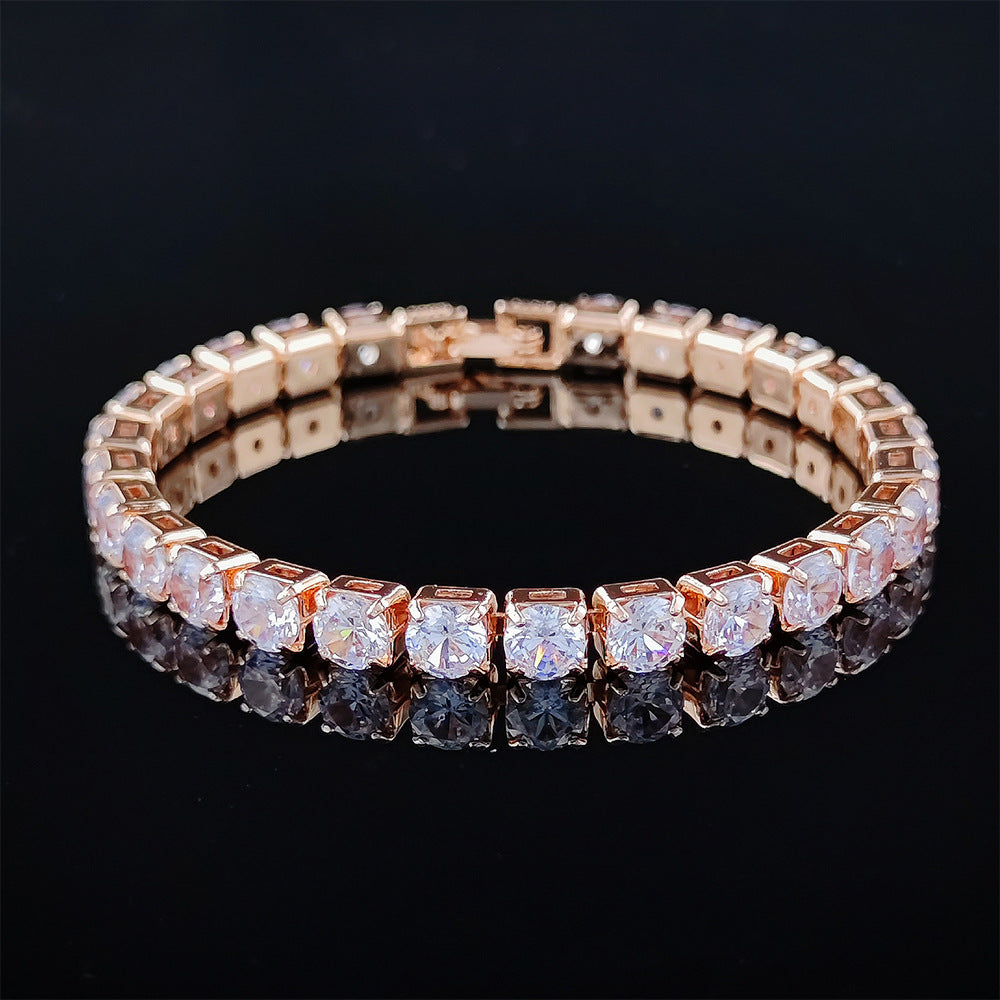 Multi-colored zircon bracelet for women