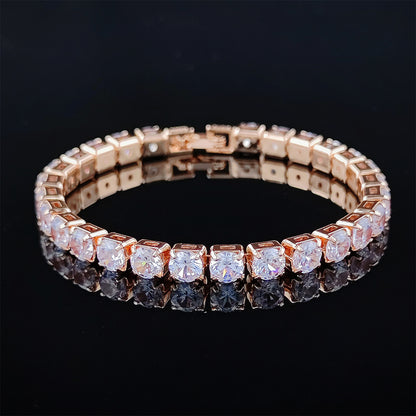 Multi-colored zircon bracelet for women