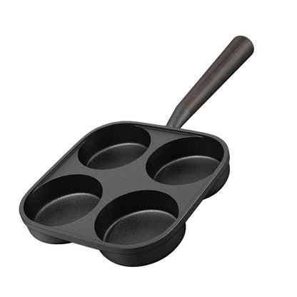 Multi-Compartment Cast Iron Cooking Pan