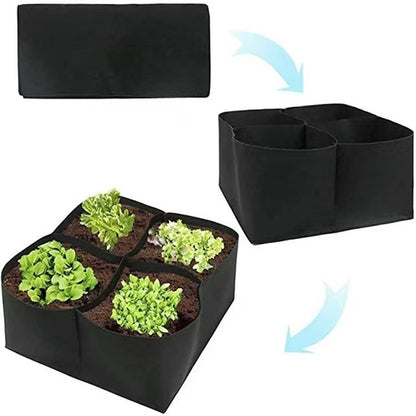 Multi-Compartment Felt Plant Bag