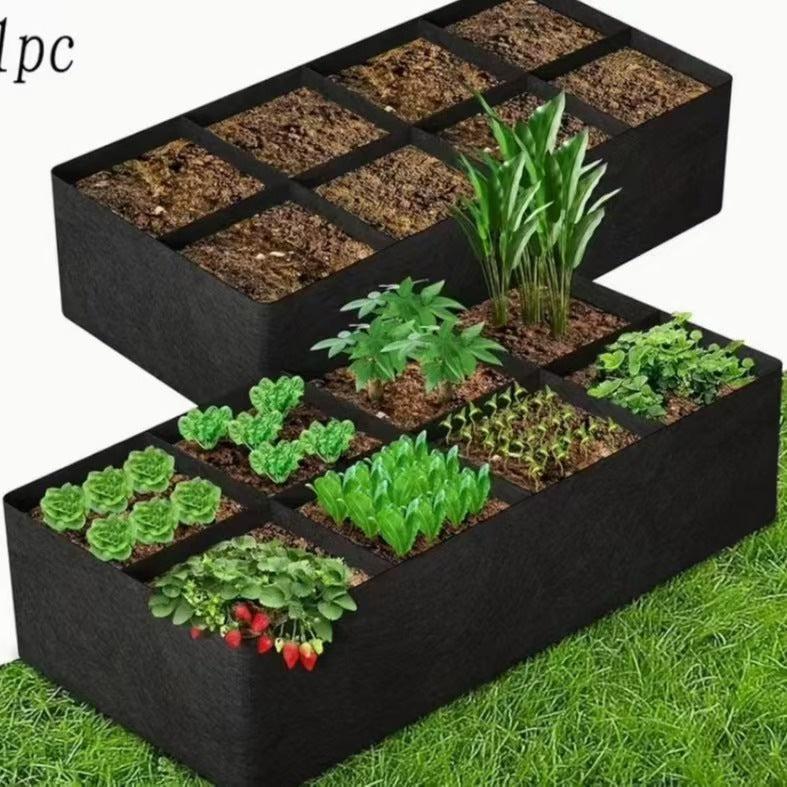Multi-Compartment Felt Plant Bag