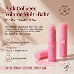 Pink collagen plumping multi-stick