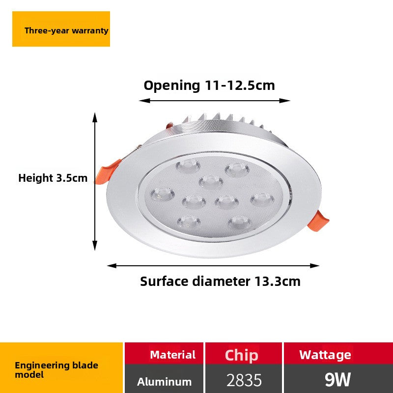 Multi-Eye Embedded LED Spotlight High Brightness Ceiling Light