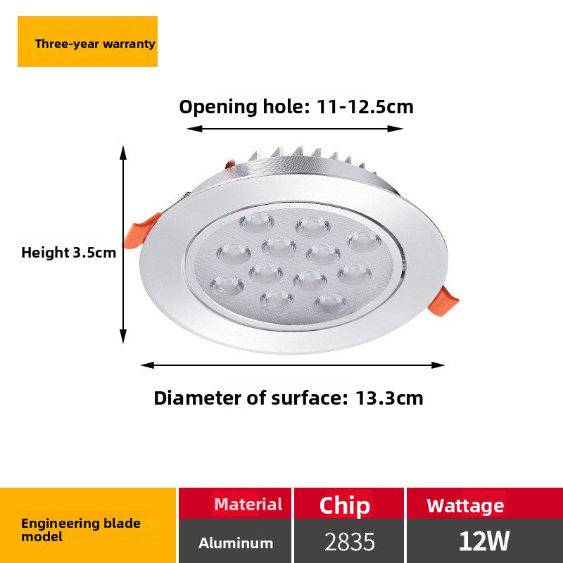 Multi-Eye Embedded LED Spotlight High Brightness Ceiling Light