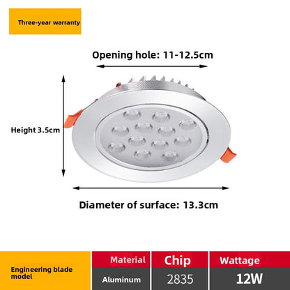 Multi-Eye Embedded LED Spotlight High Brightness Ceiling Light
