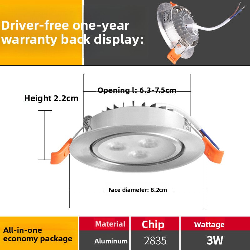 Multi-Eye Embedded LED Spotlight High Brightness Ceiling Light