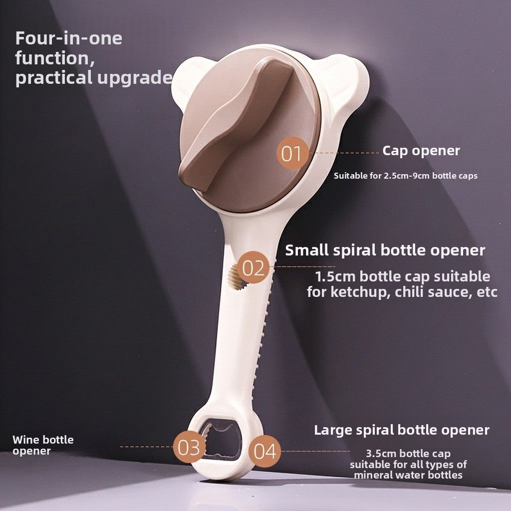 Multi-function bottle opener