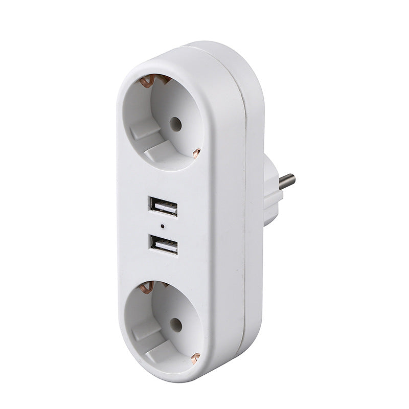 Multi-function European USB Power Socket