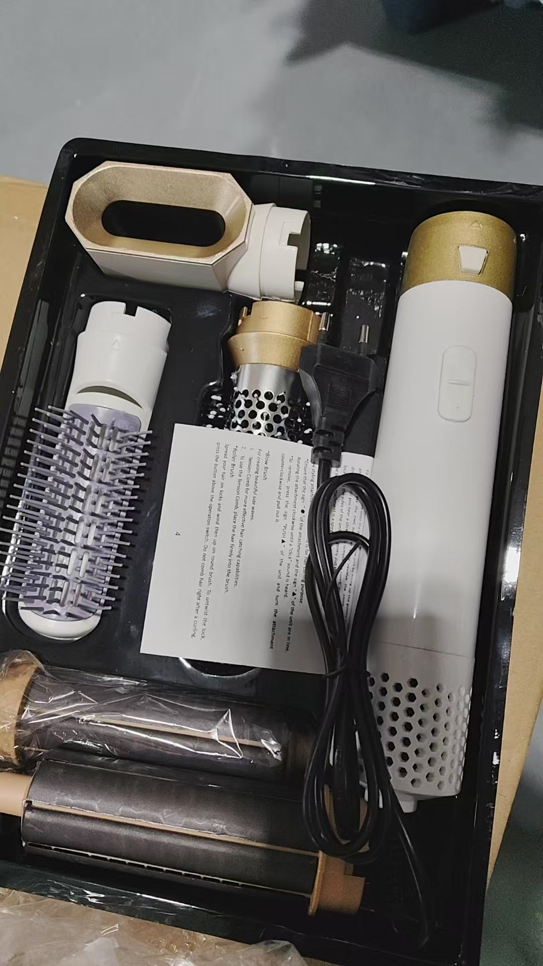 Multi-Function Hair Styler with Automatic Suction