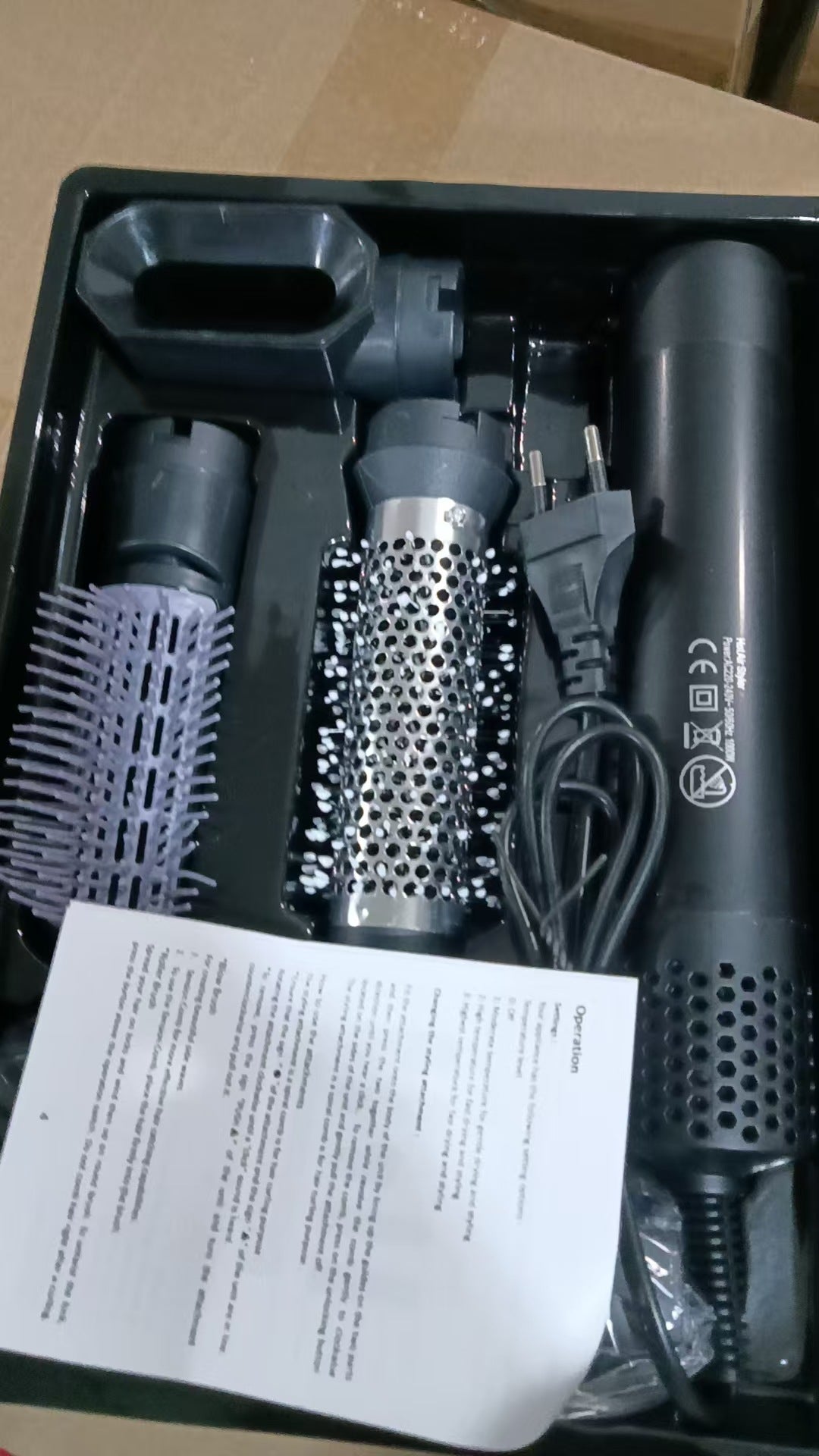 Multi-Function Hair Styler with Automatic Suction