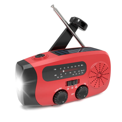 multi-function hand-cranked portable radio