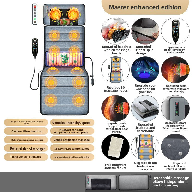 Multi-Function Heating Massage Cushion