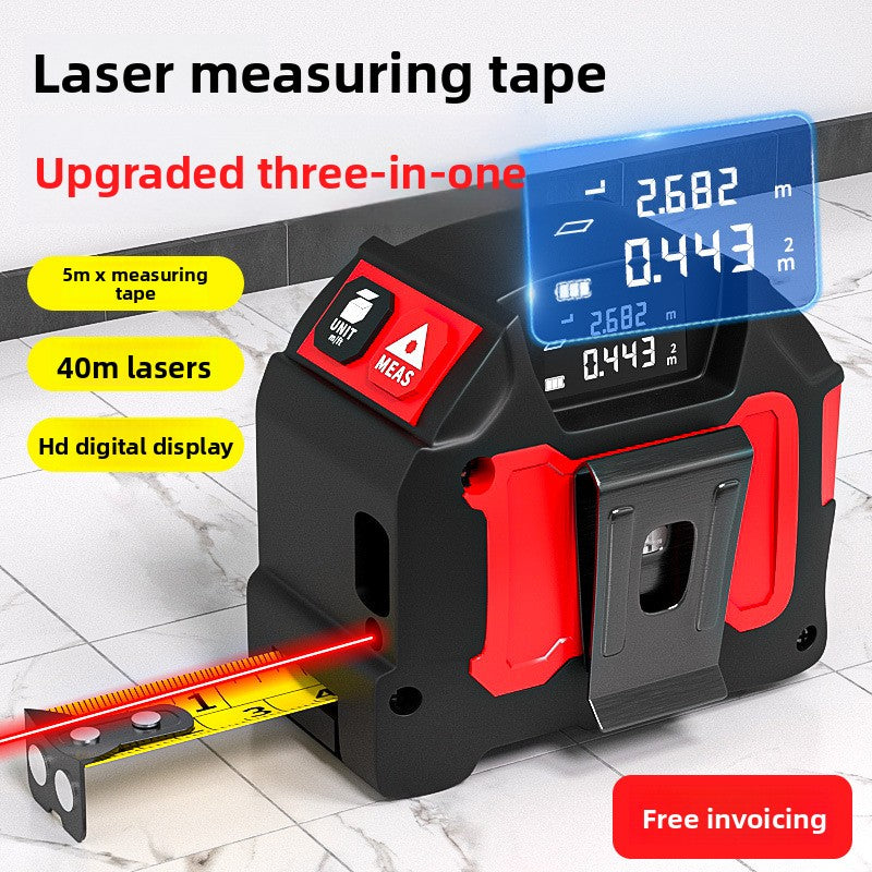 Multi-function Laser Rangefinder Tape Measure