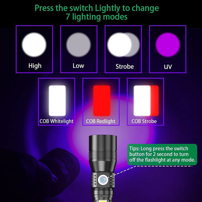 Multi-Function LED Flashlight
