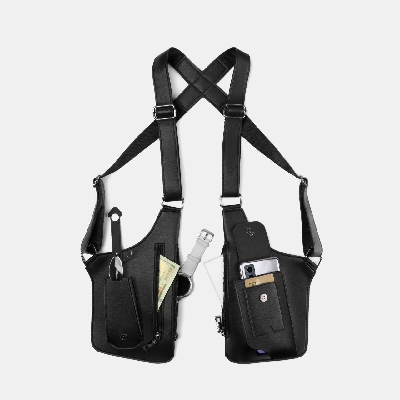 Multi-Function Mens Chest Bag
