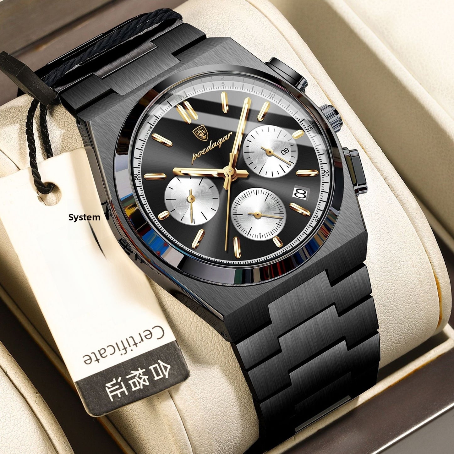 Multi-Function Mens Chronograph Watch