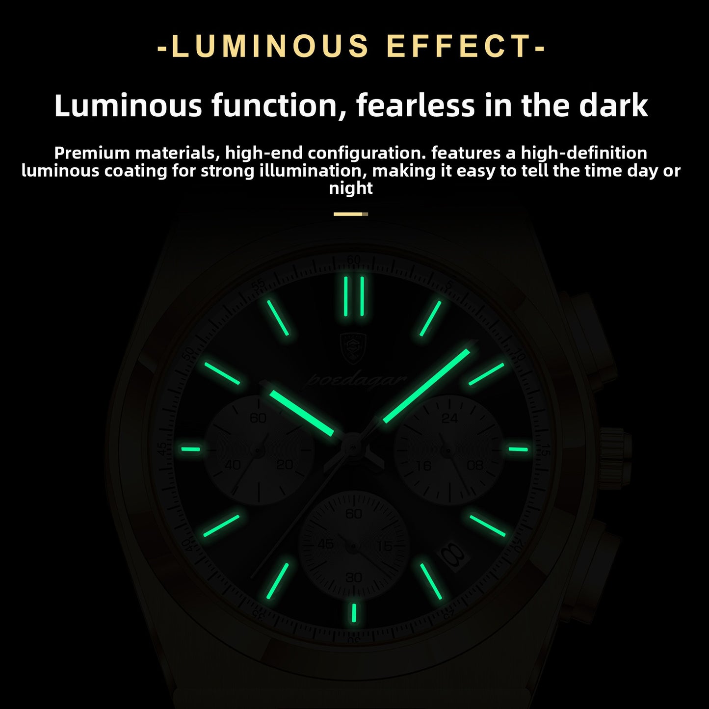 Multi-Function Mens Chronograph Watch